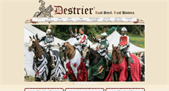 Desktop Screenshot of destrier.org.uk